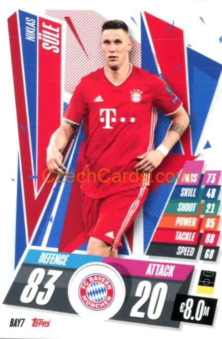 Niklas Süle 2020/21 Match Attax #BAY7