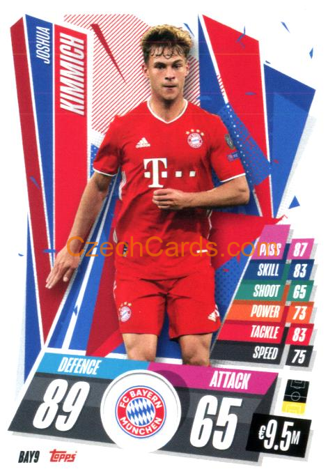 Joshua Kimmich 2020/21 Match Attax #BAY9