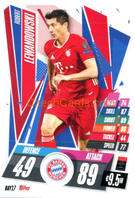 Robert Lewandowski 2020/21 Match Attax #BAY17