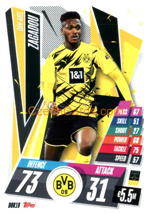 Dan-Axel Zagadou 2020/21 Match Attax #DOR10