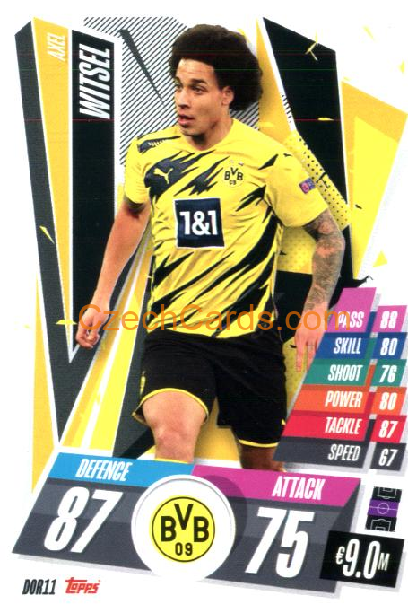 Axel Witsel 2020/21 Match Attax #DOR11