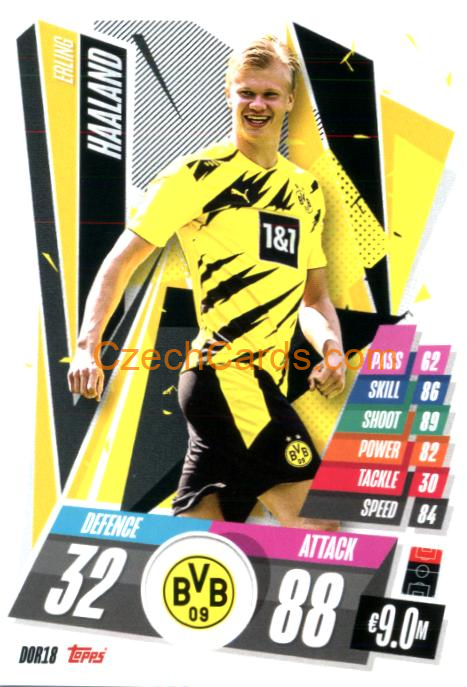 Erling Haaland 2020/21 Match Attax #DOR18