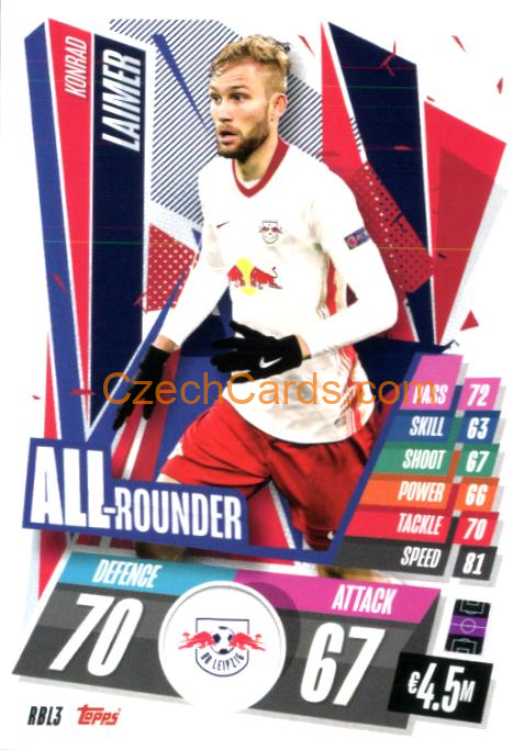 Konrad Laimer 2020/21 Match Attax #RBL3