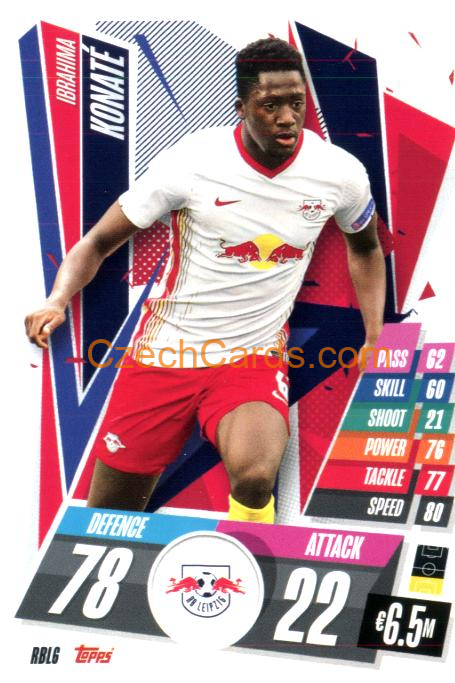 Ibrahima Konaté 2020/21 Match Attax #RBL6