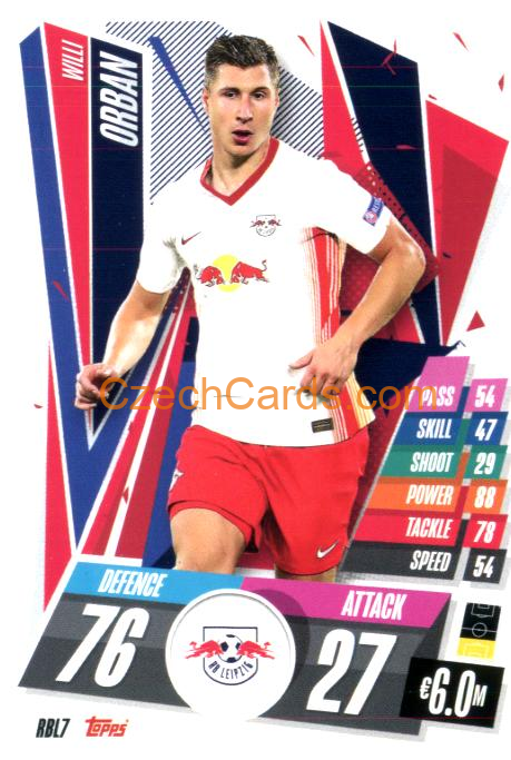 Willi Orban 2020/21 Match Attax #RBL7
