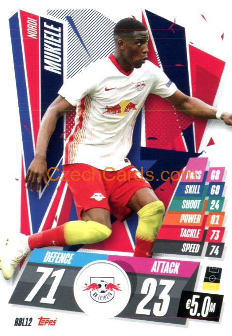 Nordi Mukiele 2020/21 Match Attax #RBL12