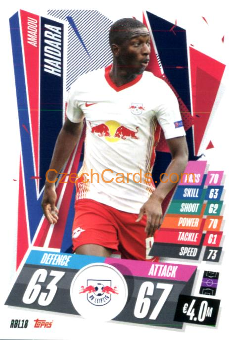 Amadou Haidara 2020/21 Match Attax #RBL18