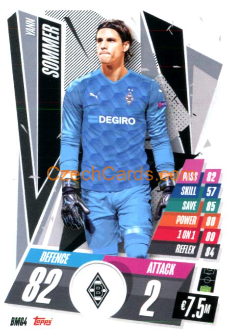Yann Sommer 2020/21 Match Attax #BMG4