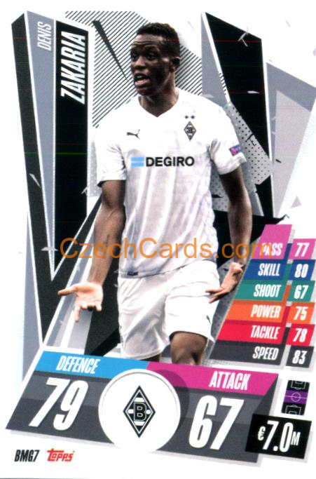 Denis Zakaria 2020/21 Match Attax #BMG7
