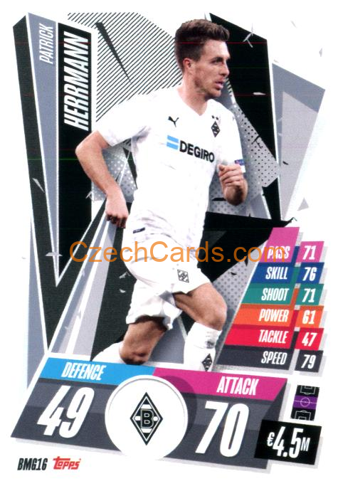Patrick Herrmann 2020/21 Match Attax #BMG16