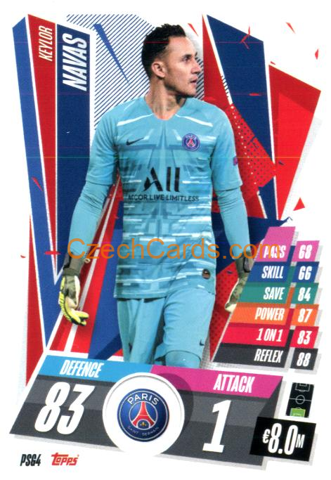 Keylor Navas 2020/21 Match Attax #PSG4