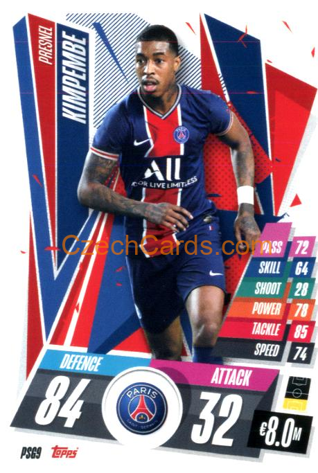Presnel Kimpembe 2020/21 Match Attax #PSG9