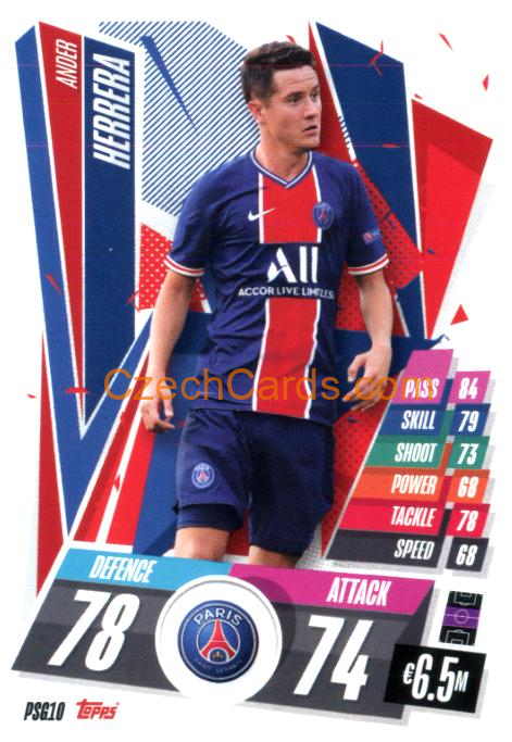 Ander Herrera 2020/21 Match Attax #PSG10