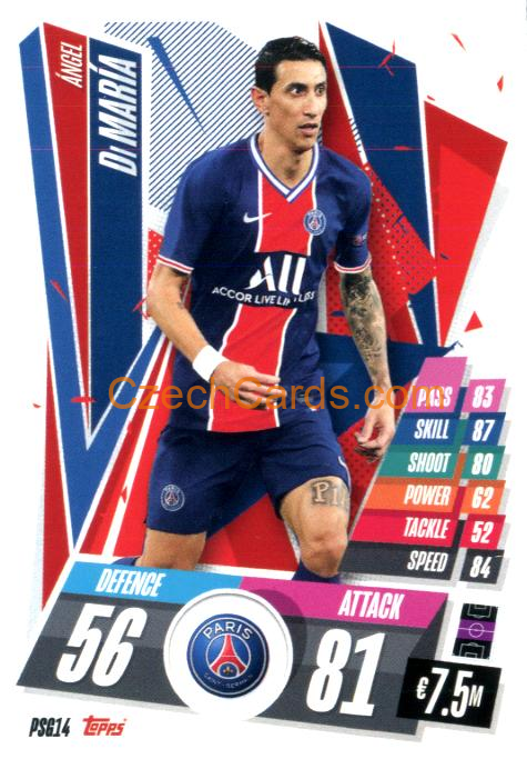 Ángel Di María 2020/21 Match Attax #PSG14