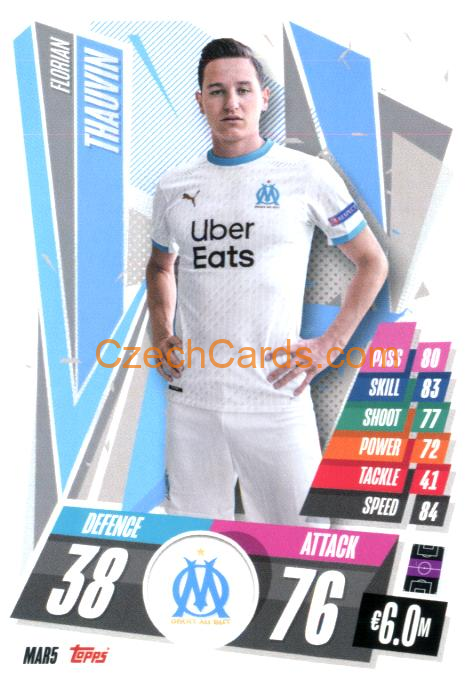 Florian Thauvin 2020/21 Match Attax #MAR5