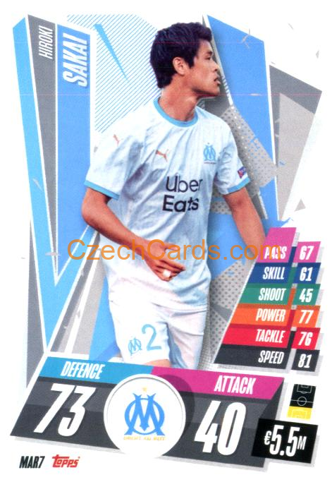 Hiroki Sakai 2020/21 Match Attax #MAR7