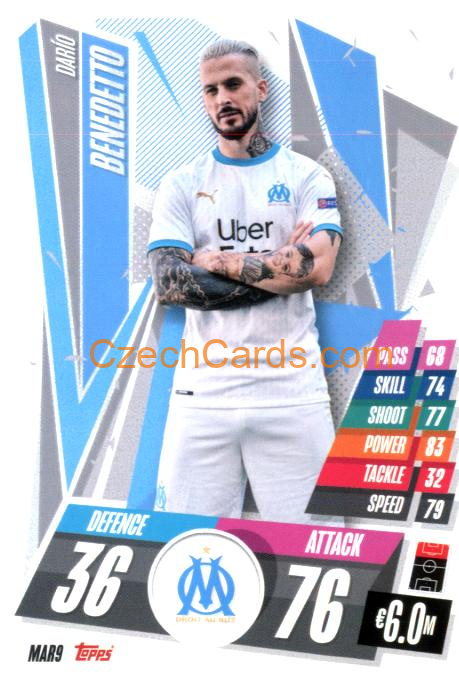 Darío Benedetto 2020/21 Match Attax #MAR9