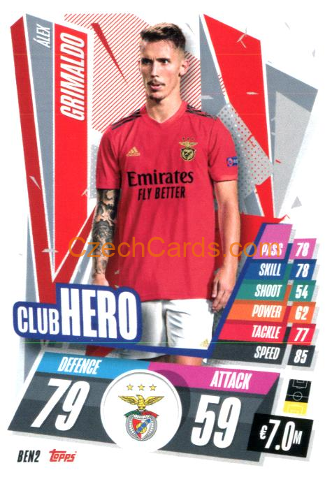 Álex Grimaldo 2020/21 Match Attax #BEN2