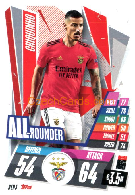 Chiquinho 2020/21 Match Attax #BEN3