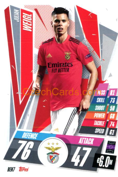 Julian Weigl 2020/21 Match Attax #BEN7
