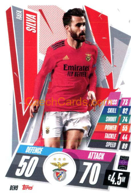 Rafa Silva 2020/21 Match Attax #BEN9