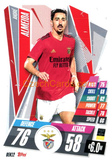 André Almeida 2020/21 Match Attax #BEN12