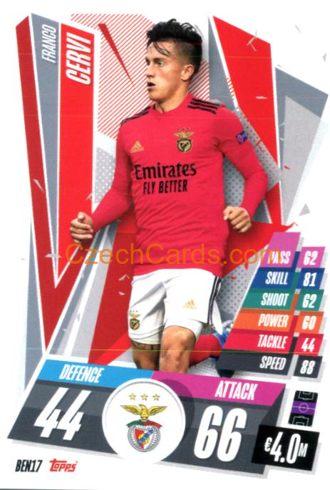 Franco Cervi 2020/21 Match Attax #BEN17