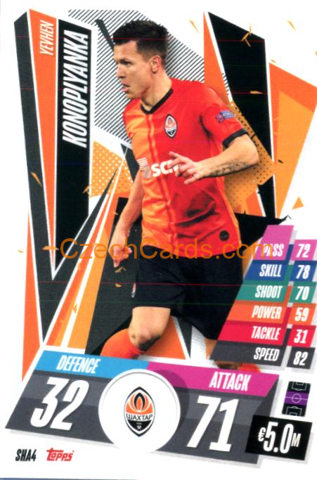 Yevhen Konoplyanka 2020/21 Match Attax #SHA4