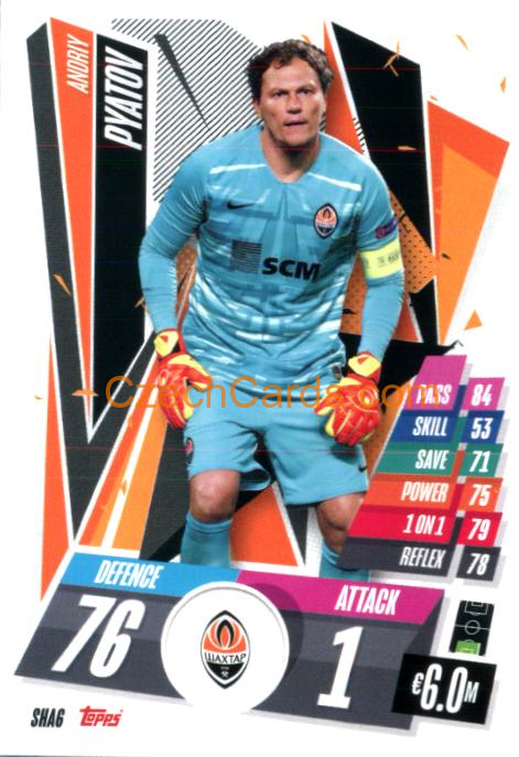 Andriy Pyatov 2020/21 Match Attax #SHA6