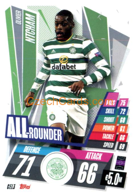 Olivier Ntcham 2020/21 Match Attax #CEL3