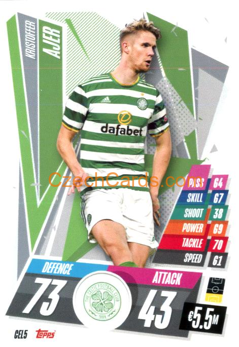 Kristoffer Ajer 2020/21 Match Attax #CEL5