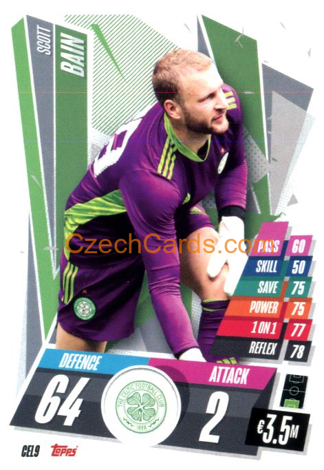 Scott Bain 2020/21 Match Attax #CEL9