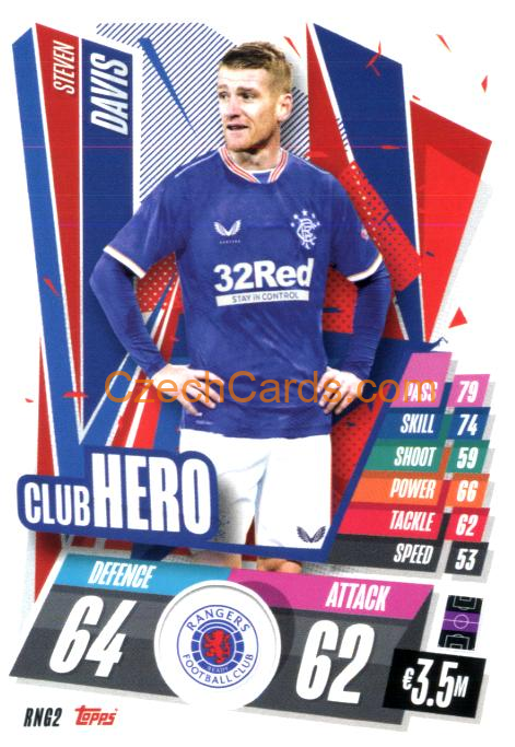 Steven Davis 2020/21 Match Attax #RNG2