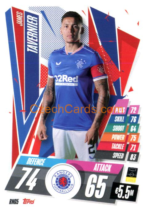 James Tavernier 2020/21 Match Attax #RNG5