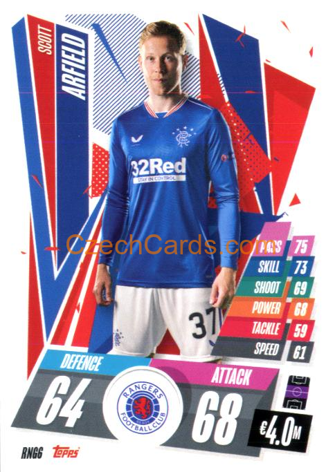 Scott Arfield 2020/21 Match Attax #RNG6