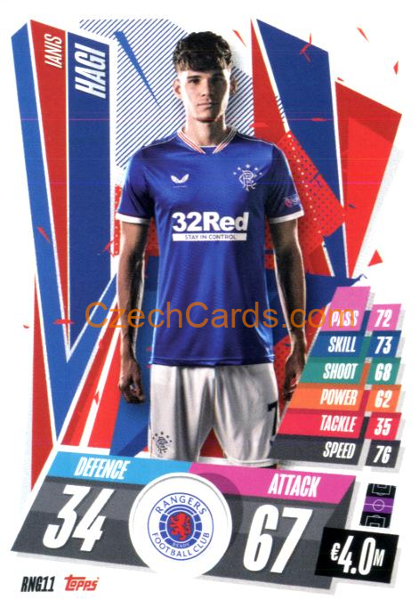 Ianis Hagi 2020/21 Match Attax #RNG11