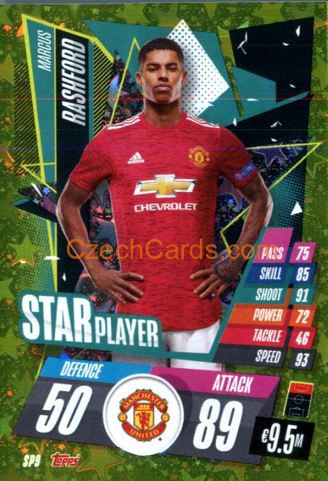 Marcus Rashford 2020/21 Match Attax Star Player #SP9