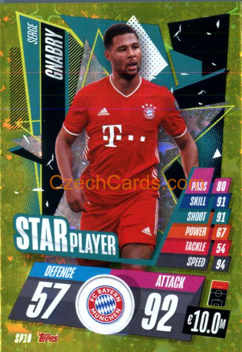 Serge Gnabry 2020/21 Match Attax Star Player #SP10