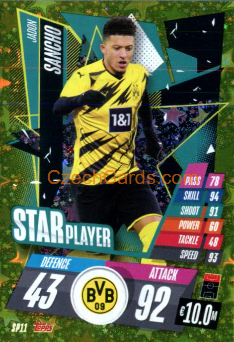 Jadon Sancho 2020/21 Match Attax Star Player #SP11