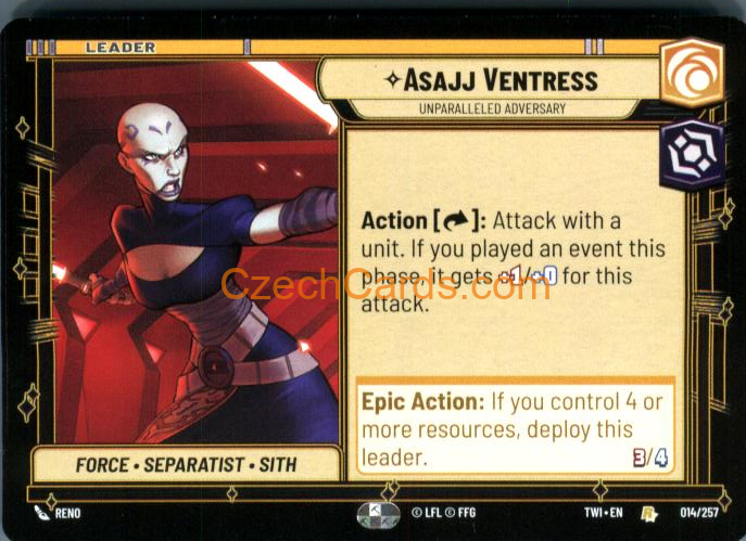Asajj Ventress - Unparalleled Adversary #14