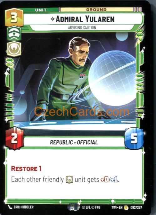 Admiral Yularen - Advising Caution #92