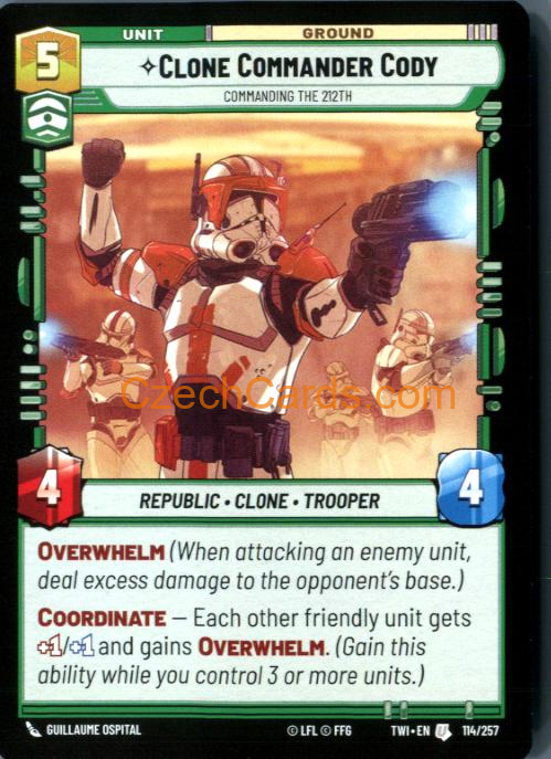 Clone Commander Cody - Commanding the 212th #114