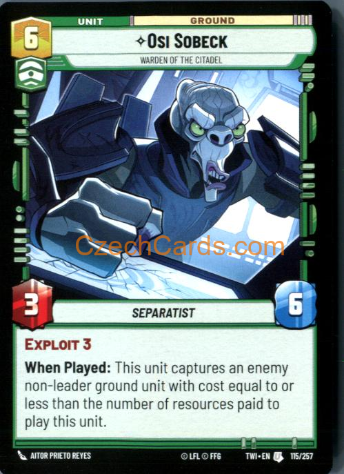 Osi Sobeck - Warden of the Citadel #115