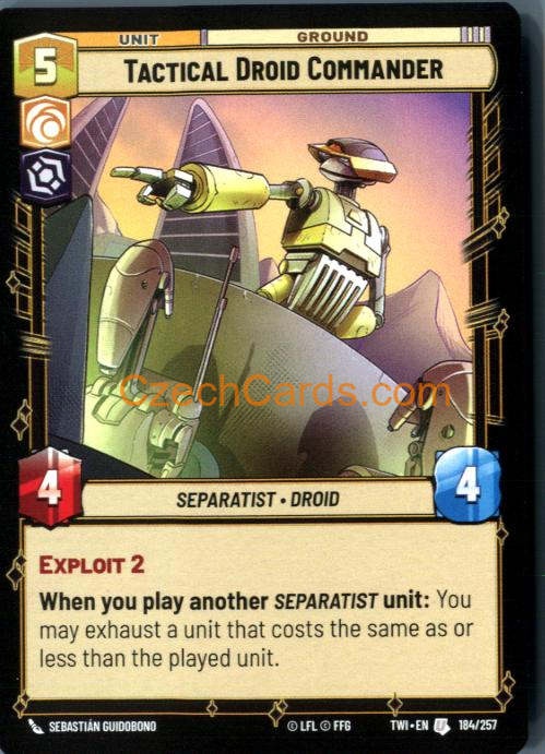 Tactical Droid Commander #184