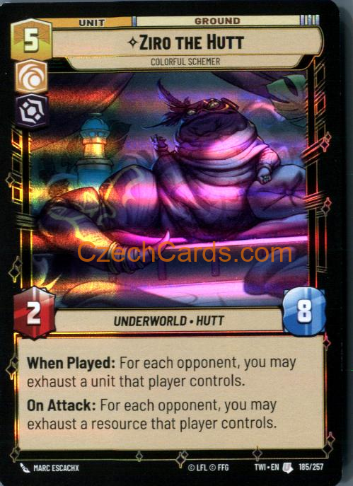 Ziro the Hutt - Colorful Schemer [Foil] #185