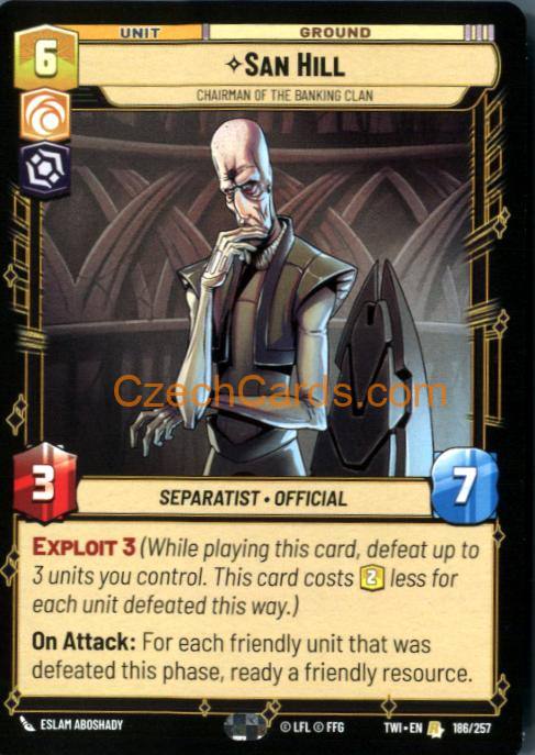 San Hill - Chairman of the Banking Clan #186