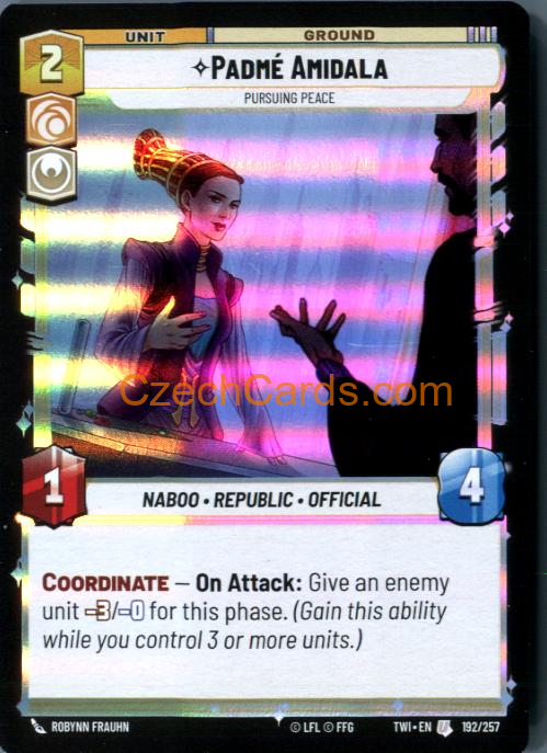 Padme Amidala - Pursuing Peace [Foil] #192