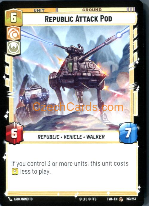 Republic Attack Pod #197