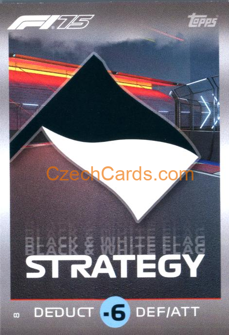 Black / White Flag 2025 Topps Turbo Attax #8