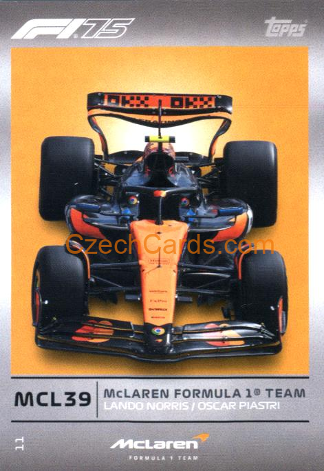 Team Car 2025 Topps Turbo Attax #11